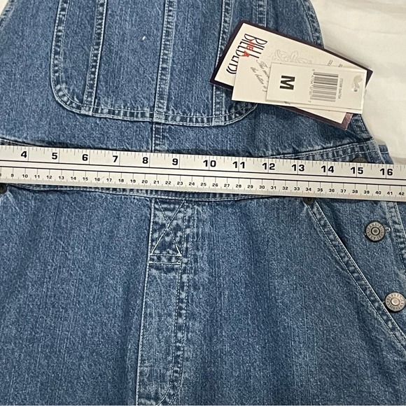 VTG Y2K Bill Blass Vintage Ladies Bib Carpenter Bib Overall Shorts Sz Medium NWT - Picture 15 of 15
